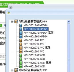 格式工厂移动设备转换 哪个MP4格式最适合手机播放
